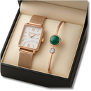 KIT LUXE RELOJ Y BRAZALETE ESMARALDA