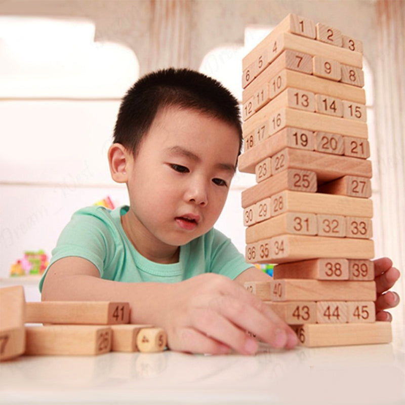 🧩Torre Tipo Jenga 48 Bloques Madera🧩