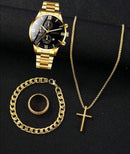 RELOJ GOLDEN LUXE HOMBRE 4 EN 1