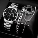 RELOJ GOLDEN LUXE HOMBRE 4 EN 1