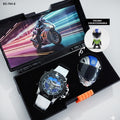 Reloj Metálico Joefox + Figura Coleccionable Exclusiva