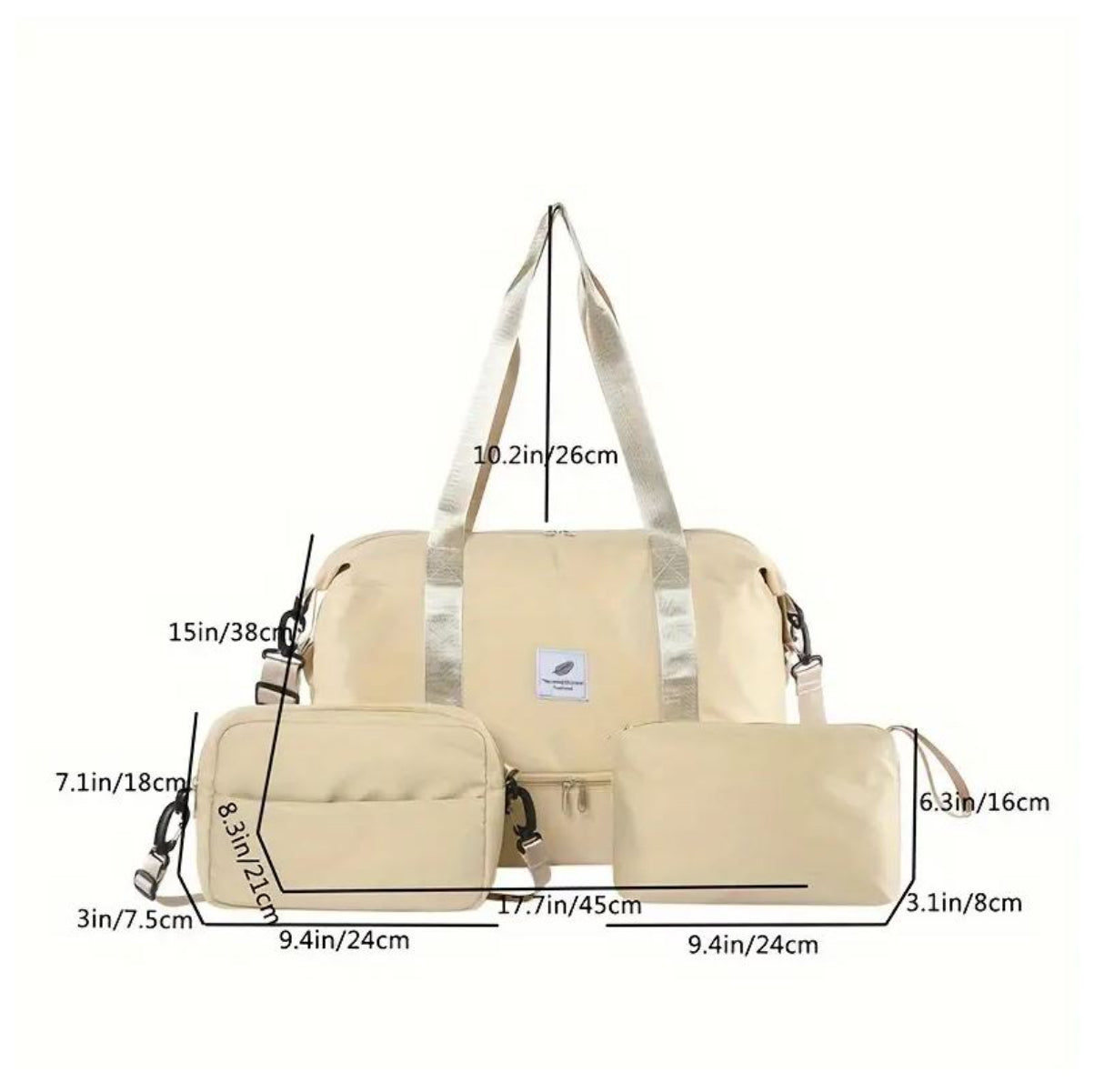 Kit 3 Bolsas De Viaje Y Deporte