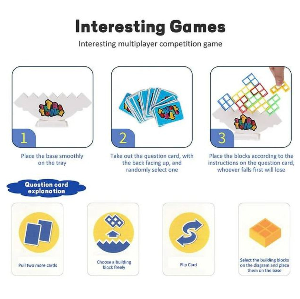 Juego de 16 piezas de torre Tetra