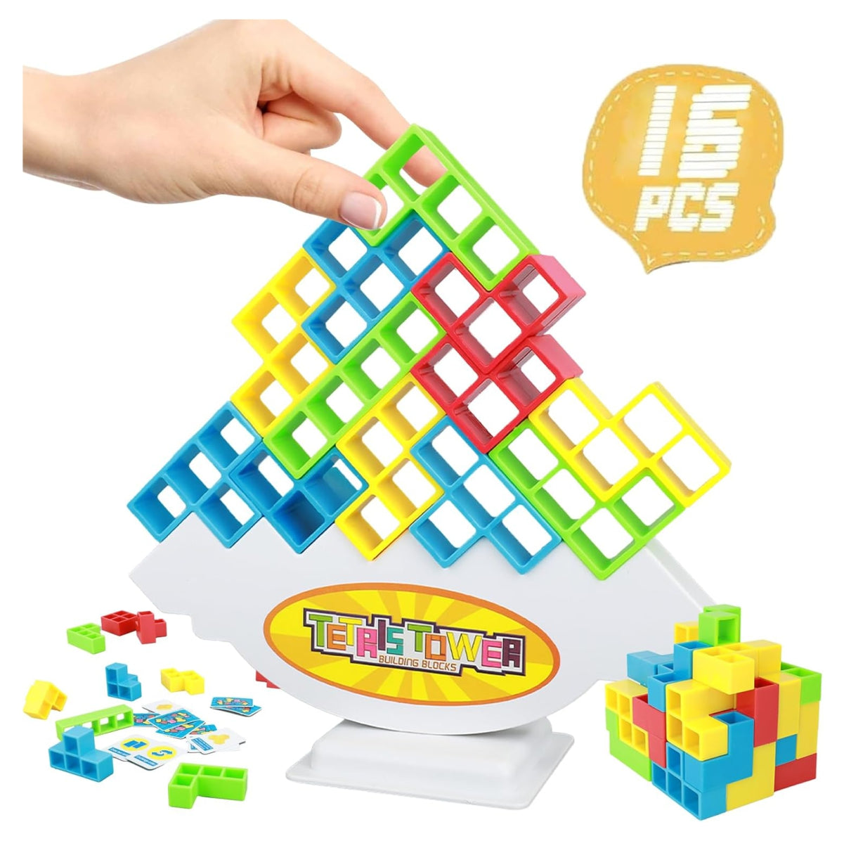 Juego de 16 piezas de torre Tetra