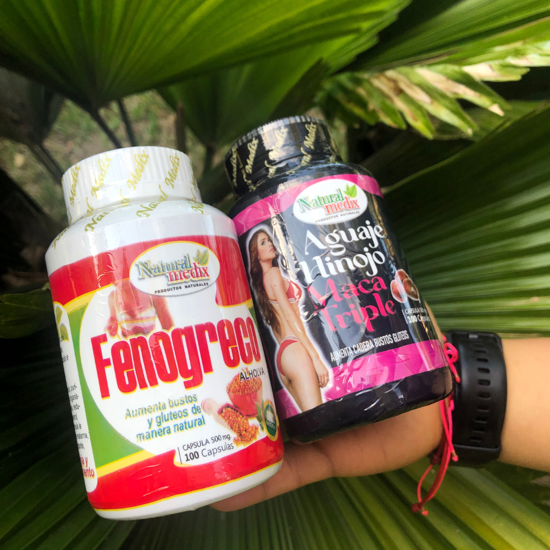 KIT FEMENINO FENOGRECO + MACA TRIPLE (Natural Medix)