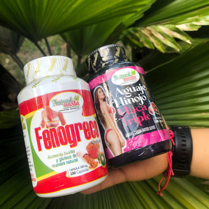 KIT FEMENINO FENOGRECO + MACA TRIPLE (Natural Medix)