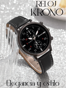 Reloj KRONO + pulseras masculinas