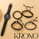 Reloj KRONO + pulseras masculinas