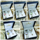 COMBO RELOJ LUXUR DORADO + ACCESORIOS + ESTUCHE DAMA