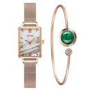 KIT LUXE RELOJ Y BRAZALETE ESMARALDA